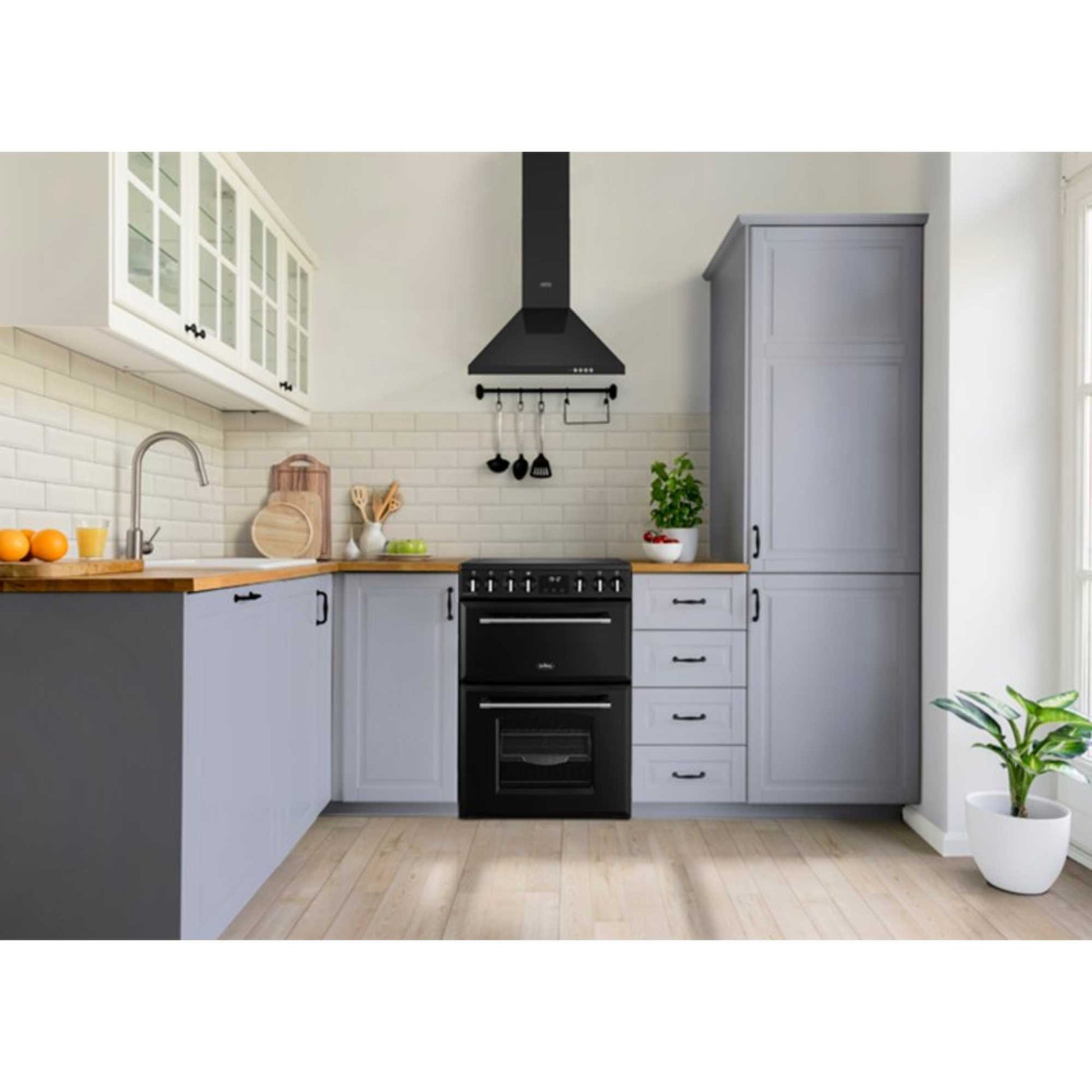 Belling 60cm Electric Double Oven Cooker - MRAFHOUSE60EBLK
