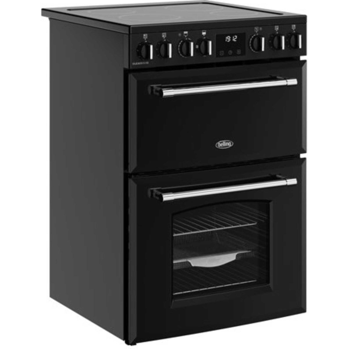 Belling 60cm Electric Double Oven Cooker - MRAFHOUSE60EBLK