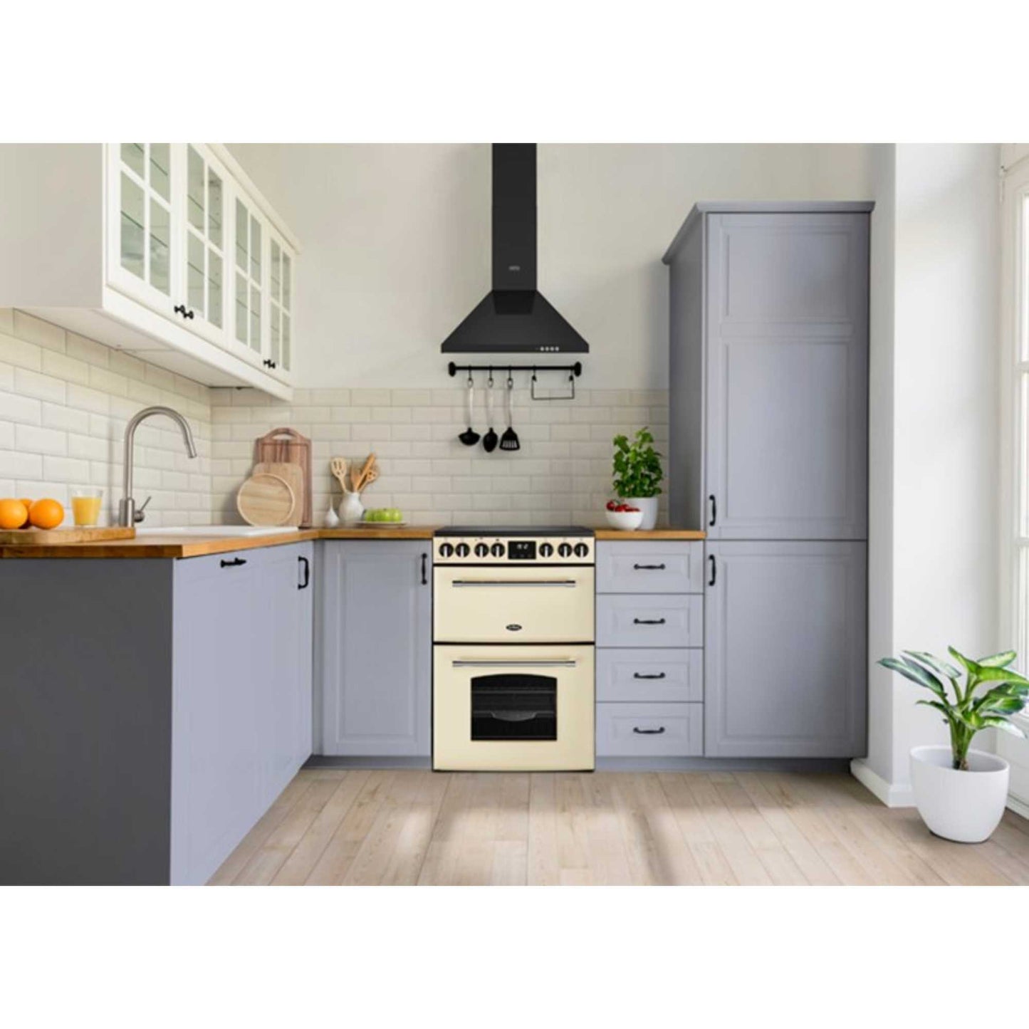 Belling 60cm Electric Double Oven Cooker - MRAFHOUSE60ECRM