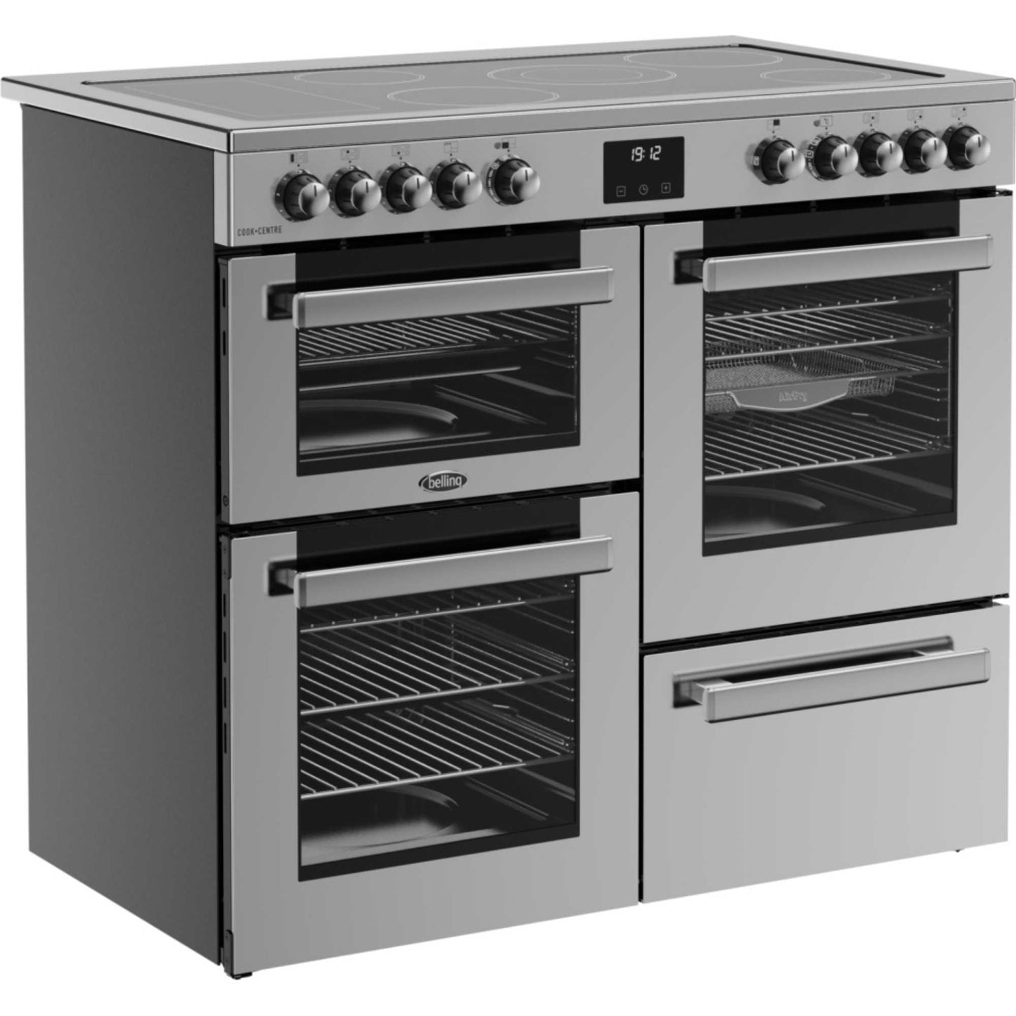 Belling Cookcentre 100E 100cm Electric Range Cooker - RCACC100ESTA
