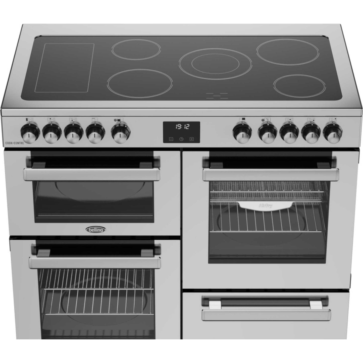 Belling Cookcentre 100E 100cm Electric Range Cooker - RCACC100ESTA