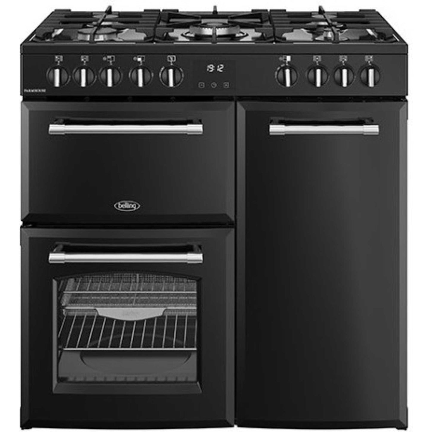 Belling Farmhouse 90DF 90cm Dual Fuel Range Cooker - 444411820