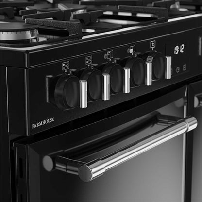 Belling Farmhouse 90DF 90cm Dual Fuel Range Cooker - 444411820