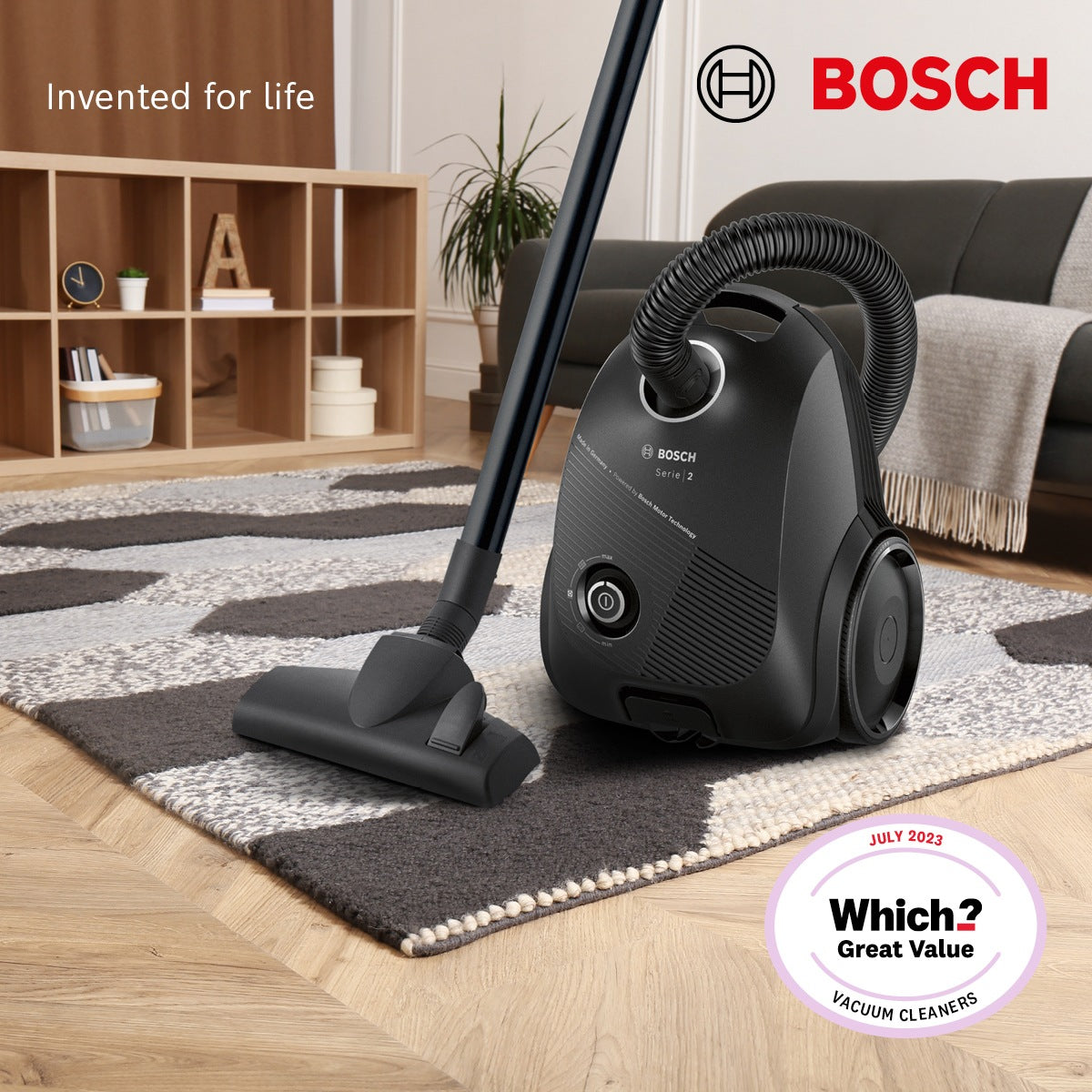 Bosch Series 2 Cylinder Vacuum Cleaner - BGBS2BA1GB