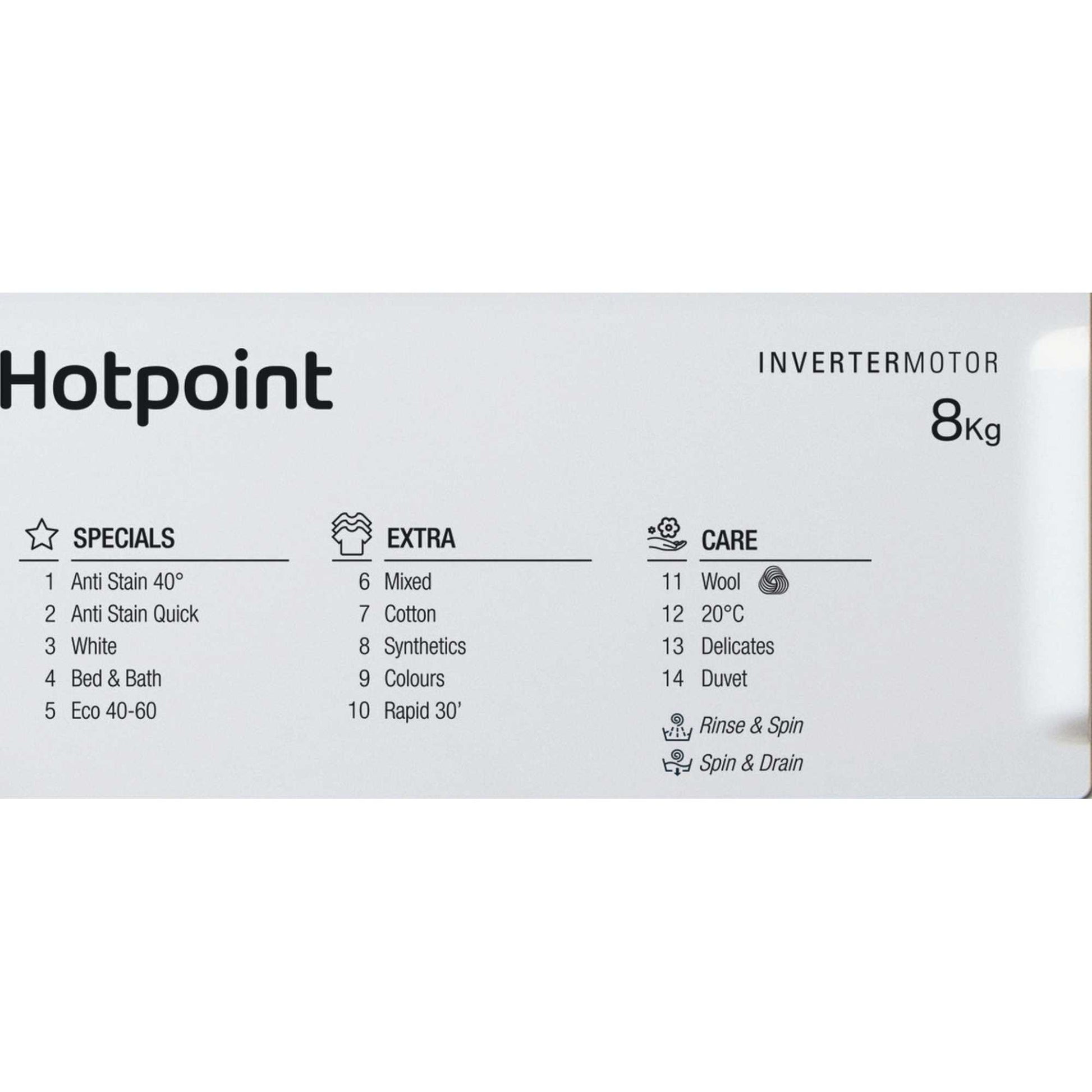 Hotpoint BI WMHG 81485 UK 8kg 1400rpm Washing Machine