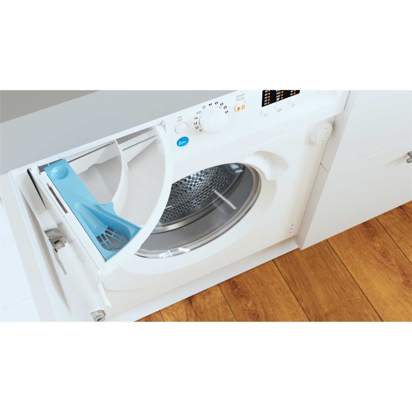 Indesit BI WMIL 71252 UK N Push&Go 7kg 1200rpm Built-In Washing Machine