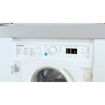Indesit BI WMIL 71252 UK N Push&Go 7kg 1200rpm Built-In Washing Machine