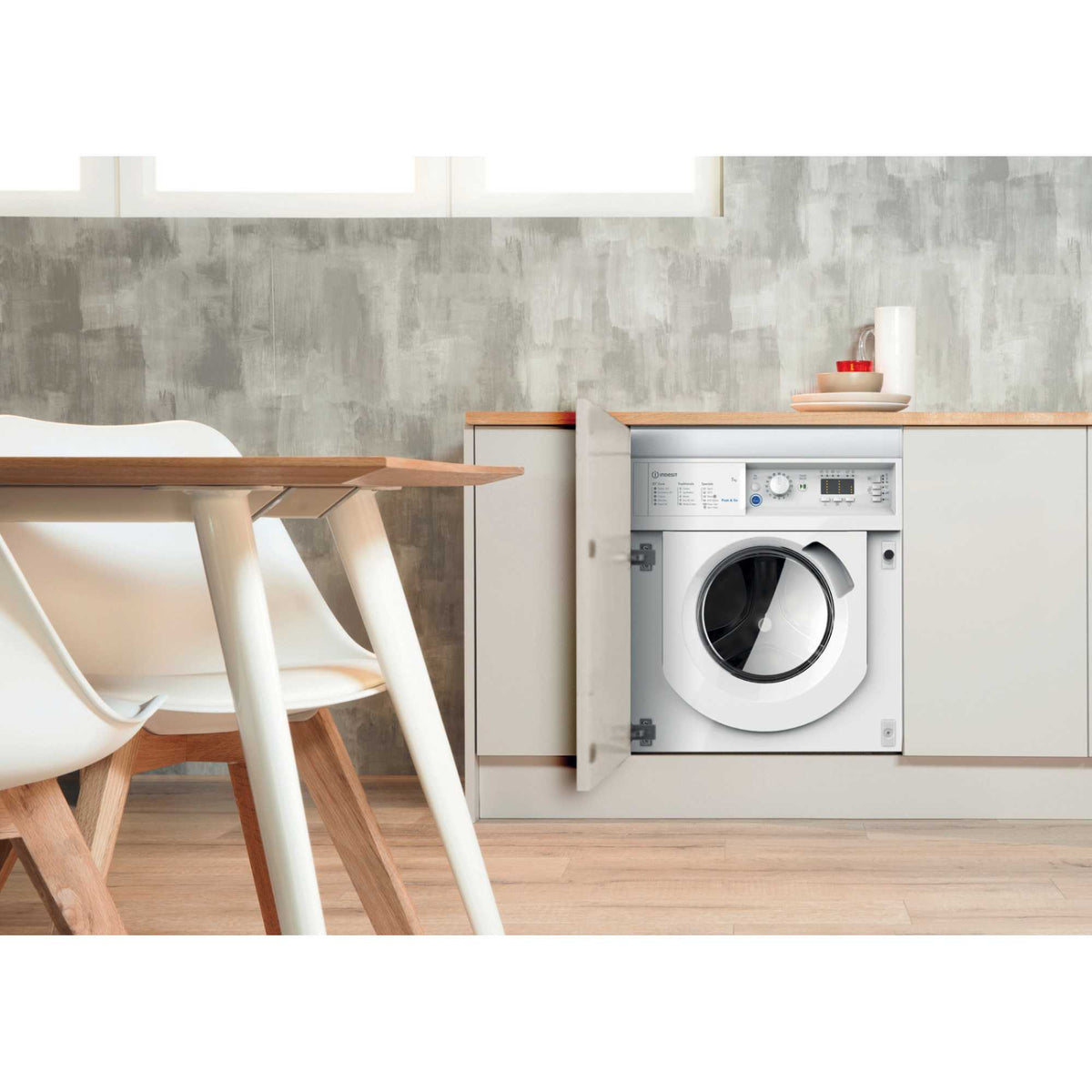 Indesit BI WMIL 71252 UK N Push&Go 7kg 1200rpm Built-In Washing Machine