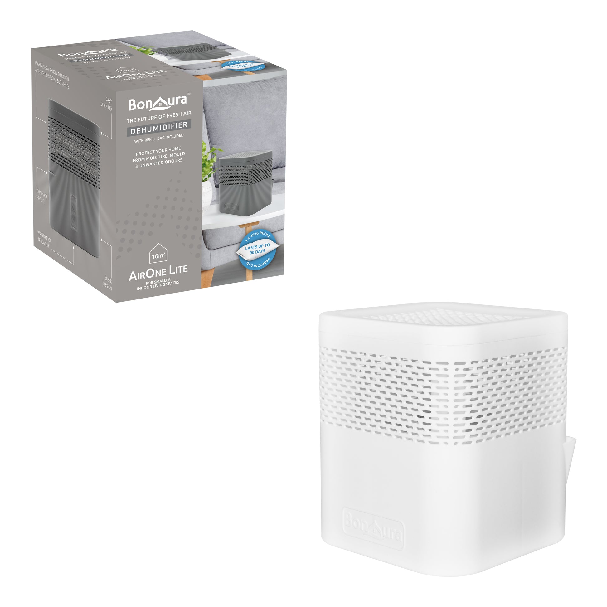 AIR ONE LITE 450G WHITE DEHUMIDIFIER