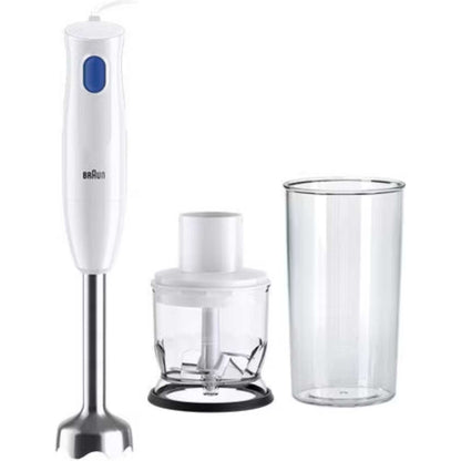 Braun MQ10-201MWH MultiQuick Hand Blender with Chopper and 350ml Beaker