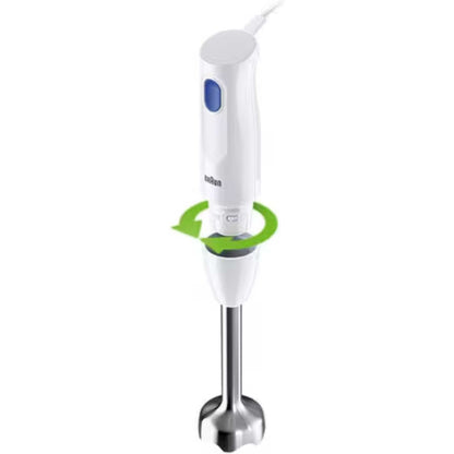 Braun MQ10-201MWH MultiQuick Hand Blender with Chopper and 350ml Beaker