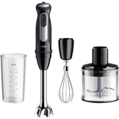 Braun MQ 55236 M MultiQuick 5 Pro Hand Blender with Chopper, Whisk & Beaker