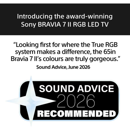 Sony BRAVIA 7 II XR75M2PB 50" 4K Ultra HD RGB LED HDR Smart TV - K50XR75M2PB