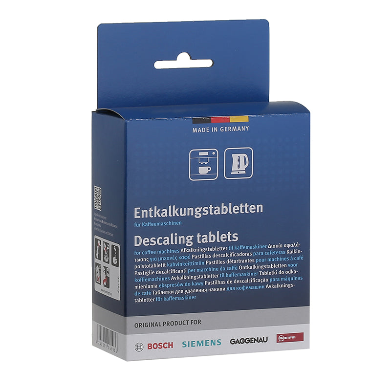 Descaling tablets for coffee machines, kettles, and hot water dispensers - 12 tablets - 00312575