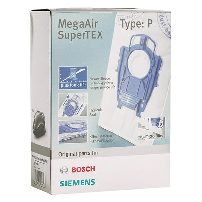Vacuum Cleaner Bag - Type P (Pack of 4)