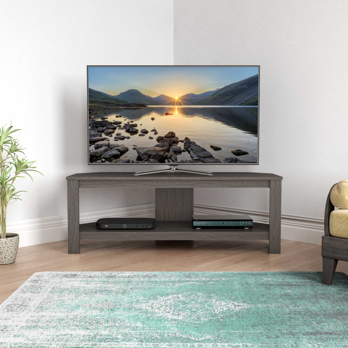 AVF CA115GRE Calibre 115cm TV Stand - Grey Oak