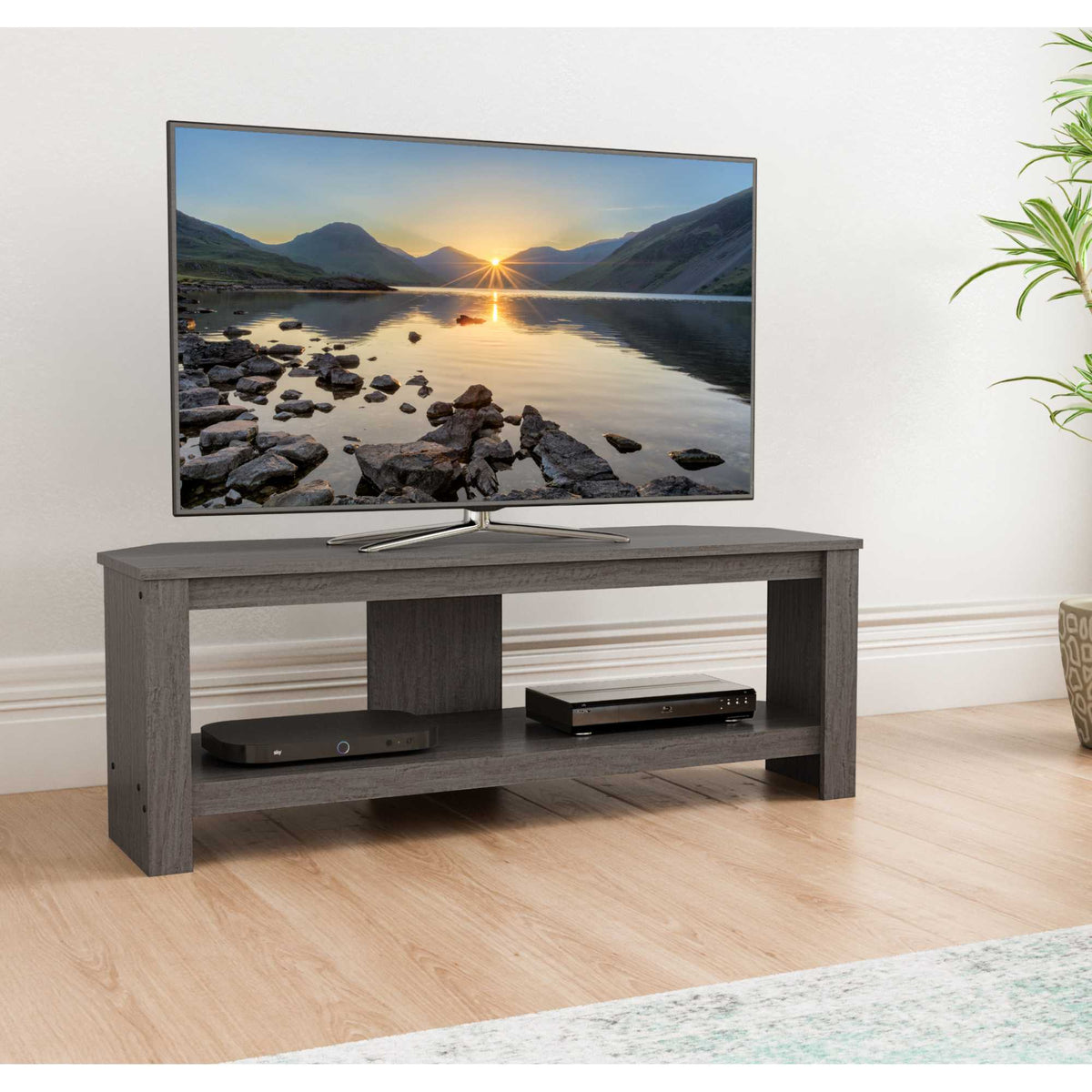 AVF CA115GRE Calibre 115cm TV Stand - Grey Oak
