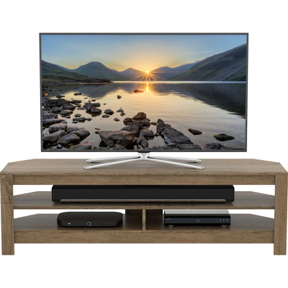 AVF CA140GO Calibre 140cm TV Stand - Rustic Sawn Oak