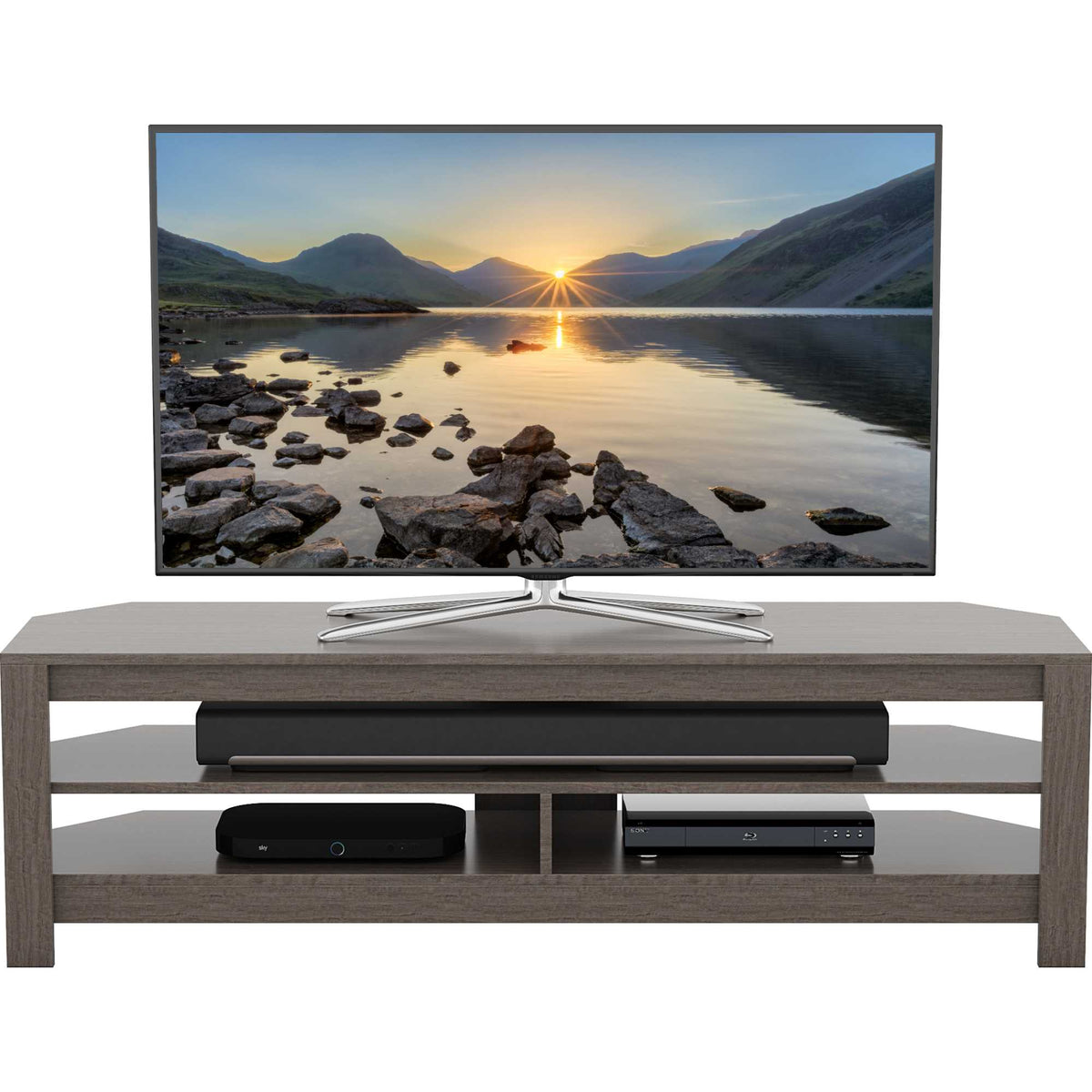 AVF CA140GRE Calibre 140cm TV Stand - Grey Oak