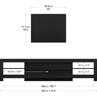 AVF CA180RBO Calibre 180cm TV Stand - Black Oak