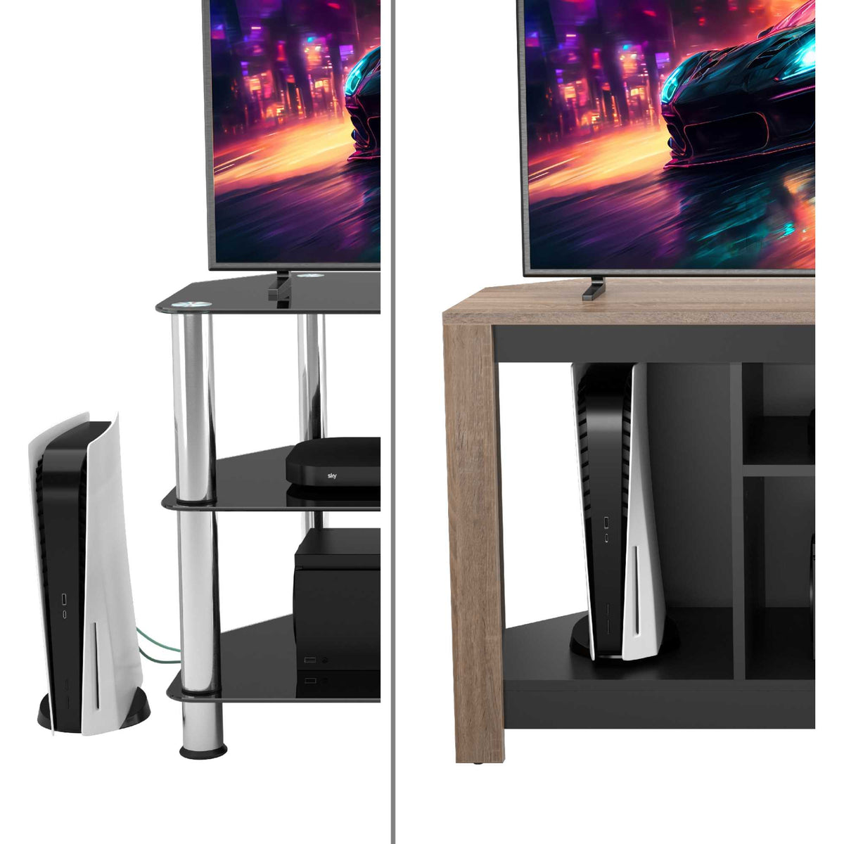 AVF CAG120GO Calibre 120cm TV Stand - Oak