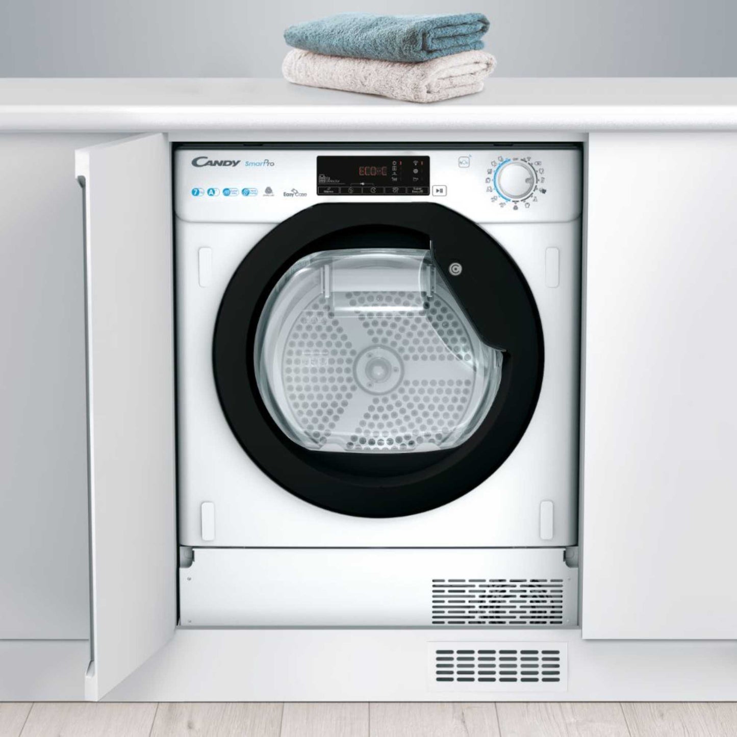 Candy BCTD H7A1TBE-80 Built-in 7kg A+ Rated Smart Heat Pump Dryer