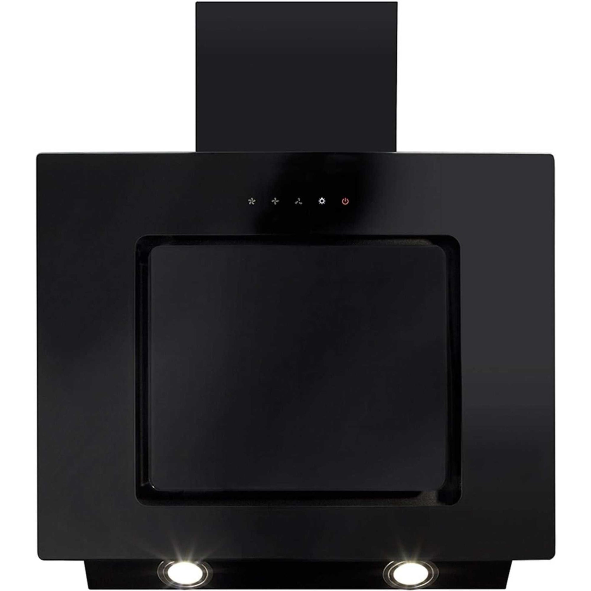 CDA EVA60BL 600mm Chimney Cooker Hood