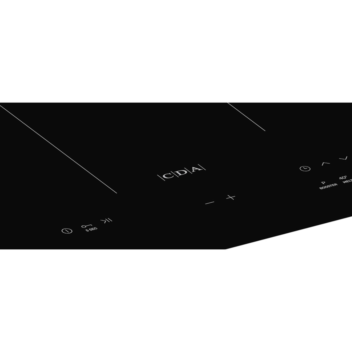 CDA HN6013FR 60cm 4 Burner Plug & Play Hob - Black