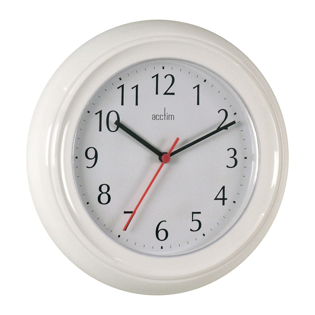 WYCOMBE WALL CLOCK WHITE