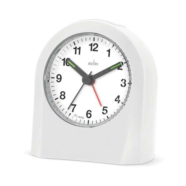 PALMA ALARM CLOCK WHITE