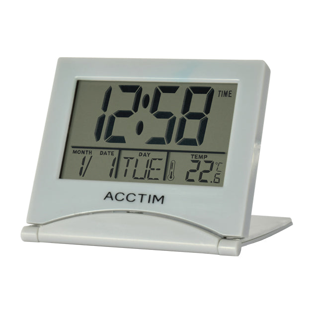 MINI FLIP 2 LCD ALARM CLOCK GREY