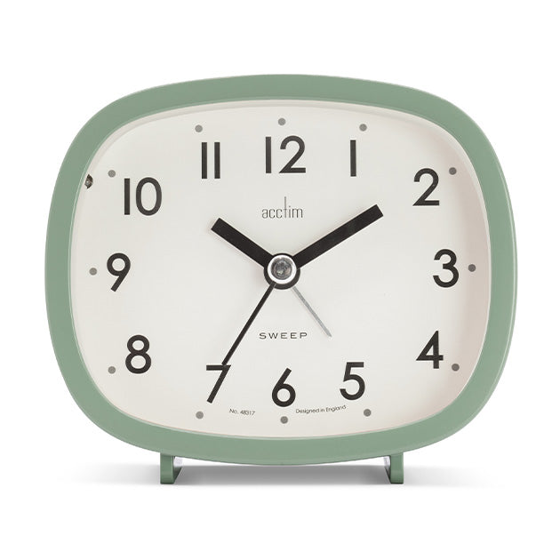 HILDA RETRO NON-TICKING ALARM CLOCK CLOVERFIELD