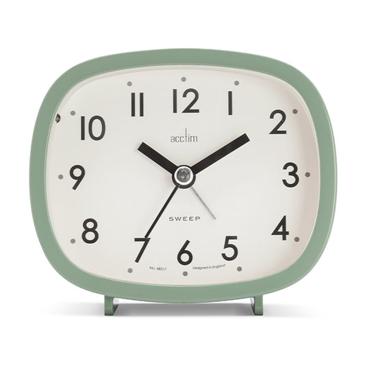 Hilda Retro Non-Ticking Alarm Clock Cloverfield
