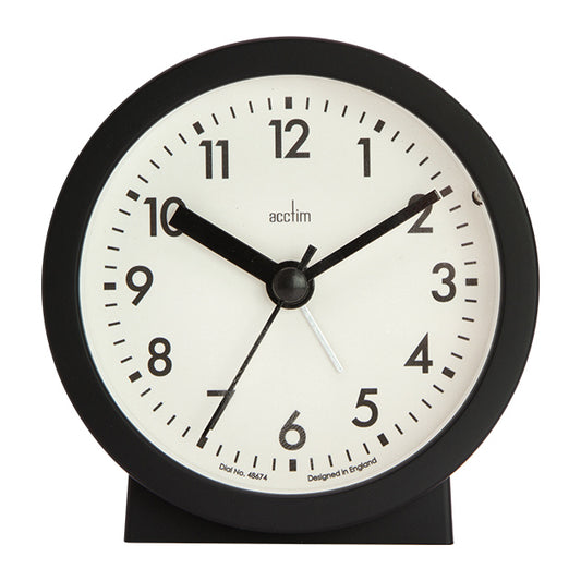 Gaby Alarm Clock Black