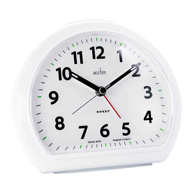 COLM ANALOGUE SMARTLITE ALARM CLOCK WHITE