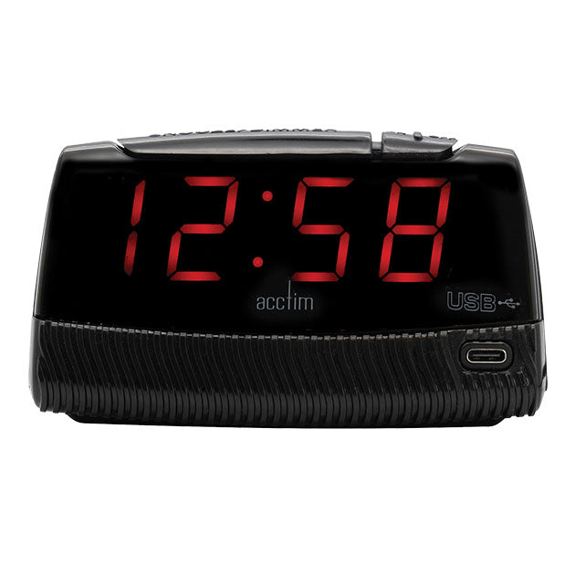 WADE 1.2Inch RED LED SMART CONNECTOR ALARM CLOCK