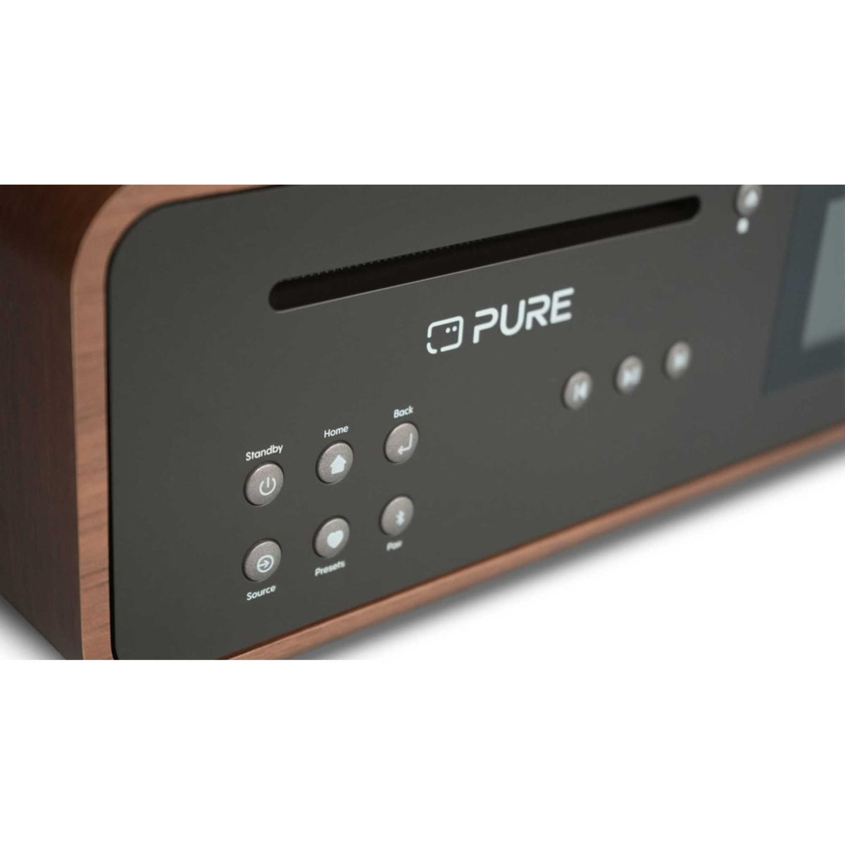 Pure CLASSIC-ST The Charming HiFi Music System - Coffee Black