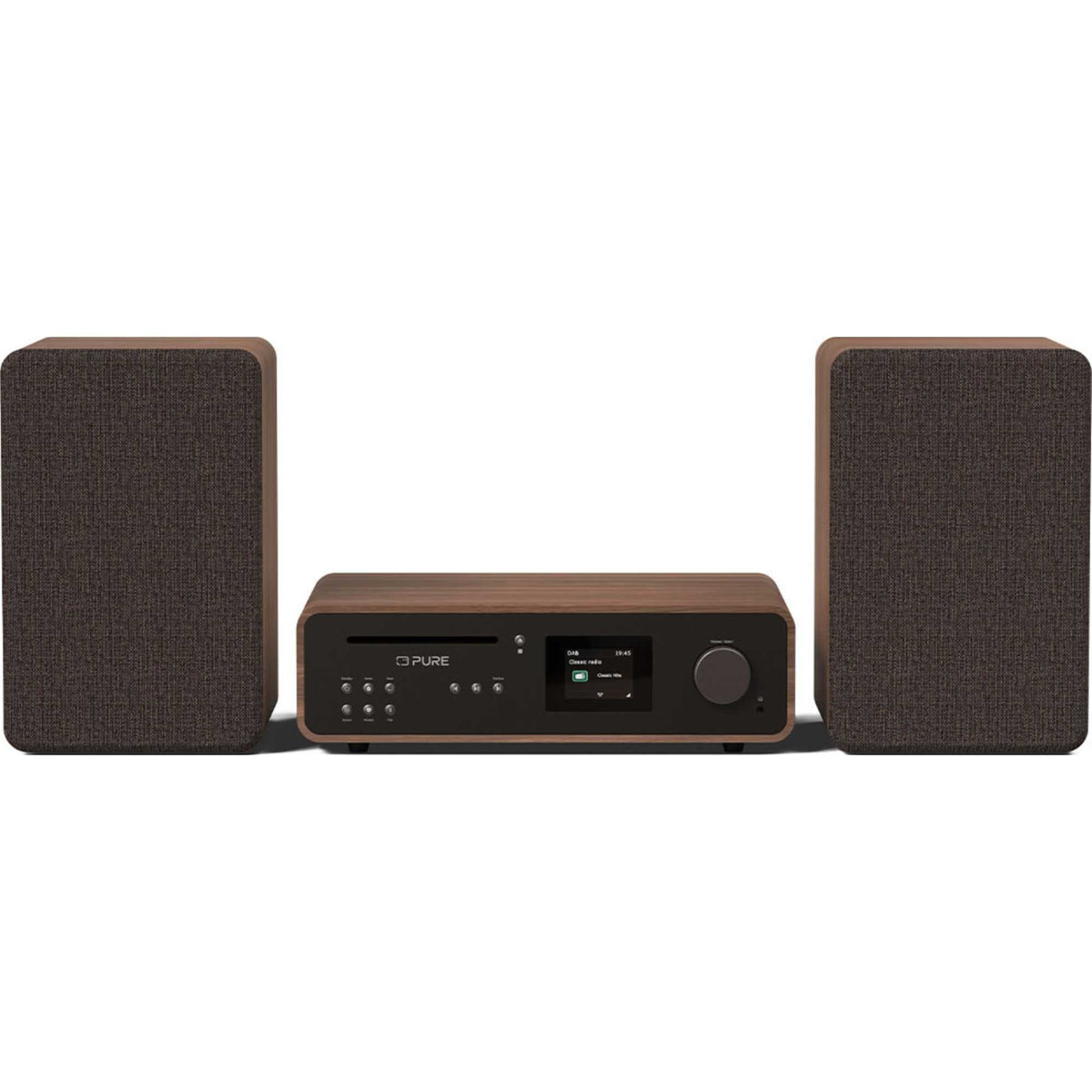 Pure CLASSIC-ST The Charming HiFi Music System - Coffee Black