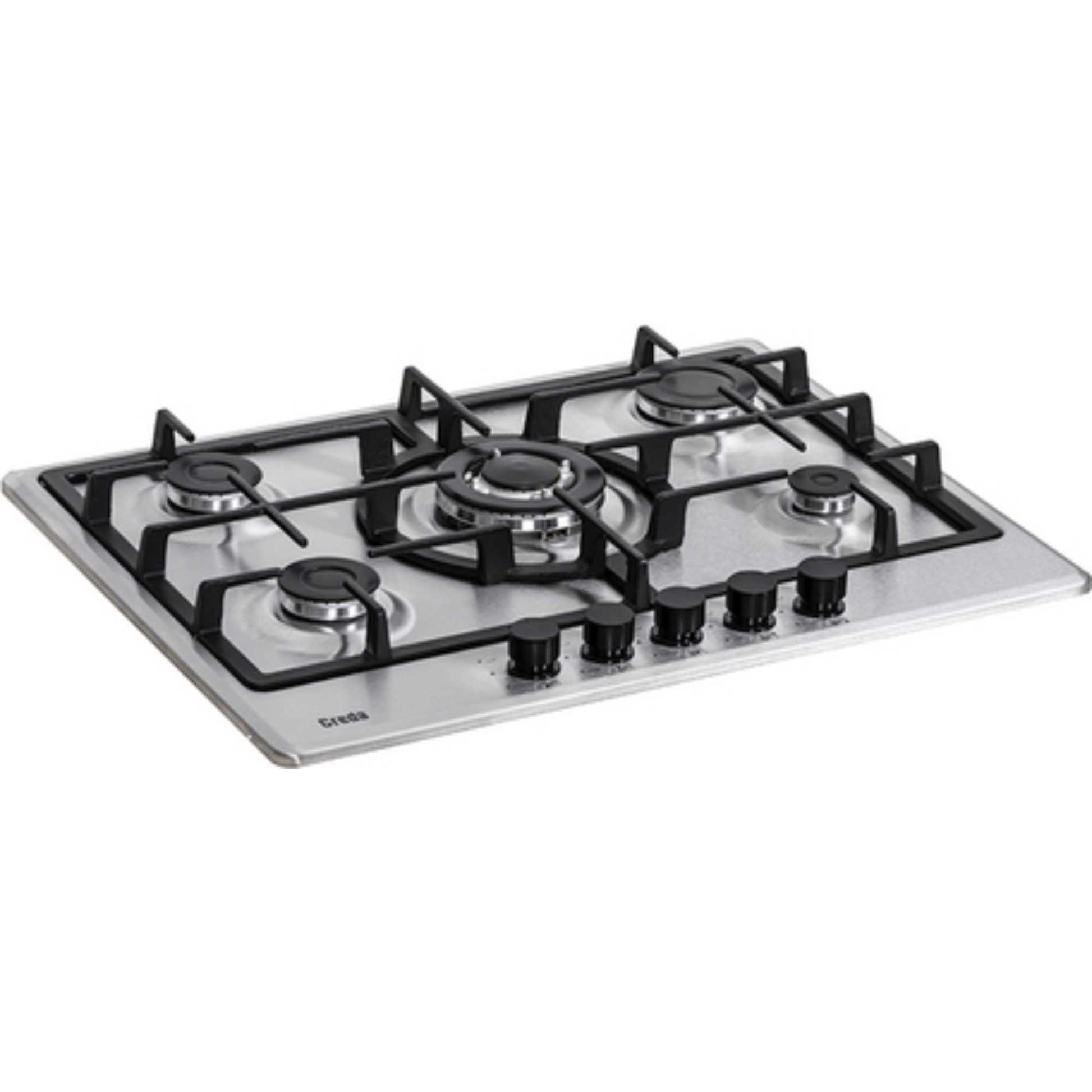 Creda C70GFCWX 70cm 5 Burner Gas Hob - Stainless Steel