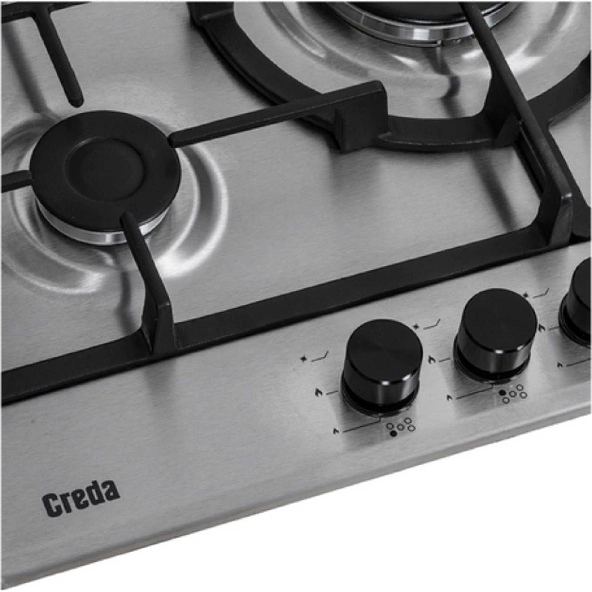 Creda C70GFCWX 70cm 5 Burner Gas Hob - Stainless Steel