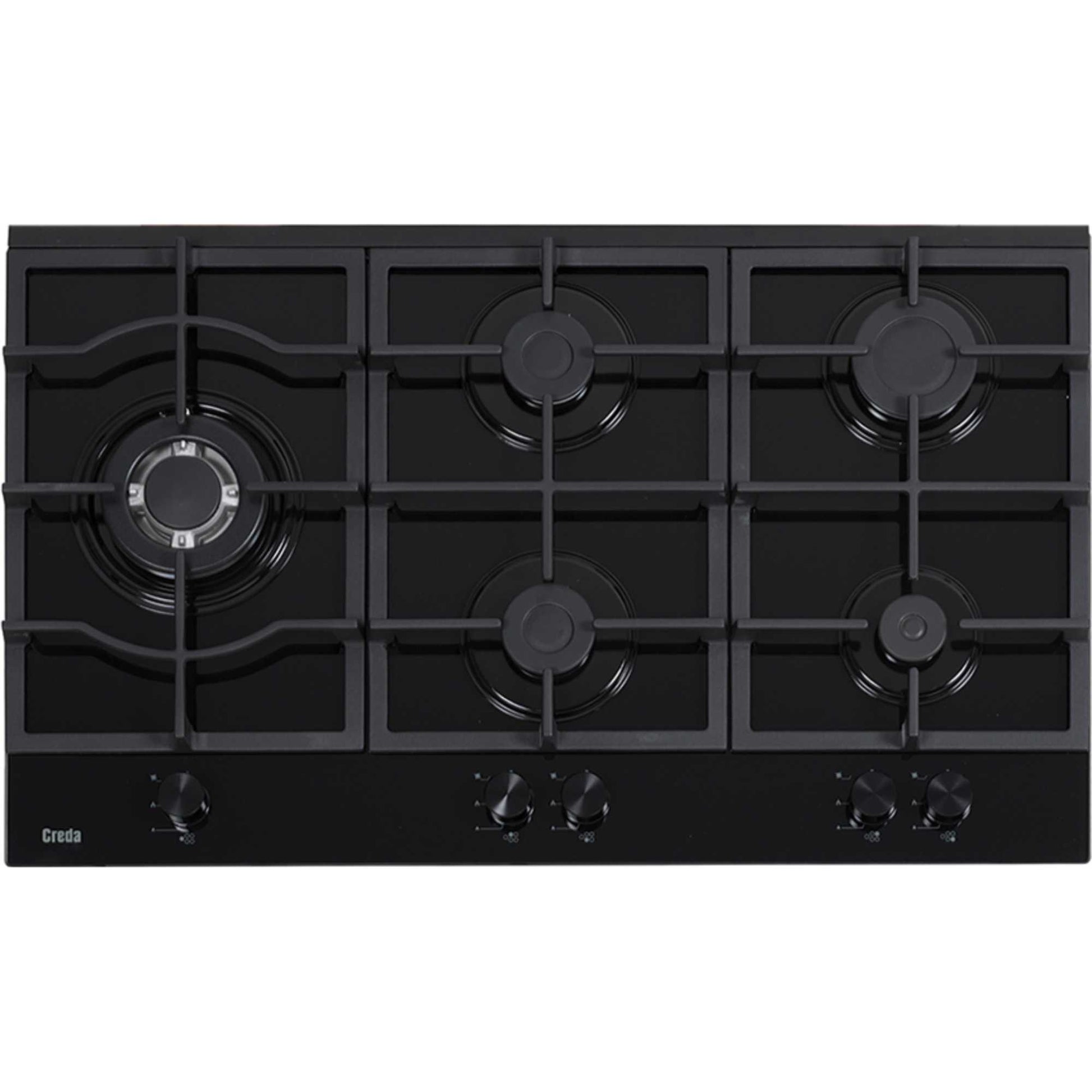 Creda C90GFCWG 90cm 5 Zone Gas Hob