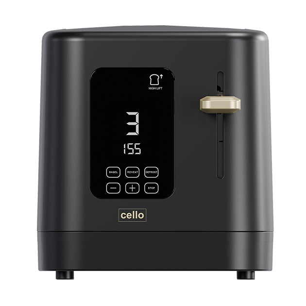 2 SLICE DIGITAL TOASTER BLACK