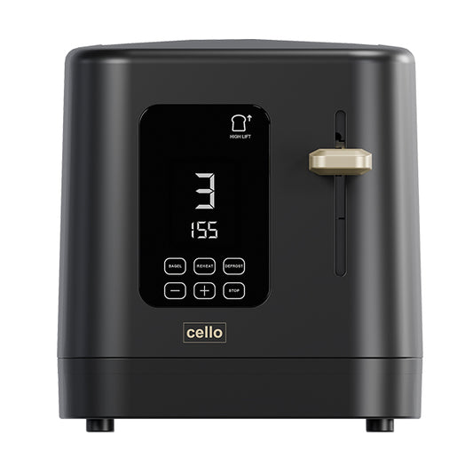 2 SLICE DIGITAL TOASTER BLACK