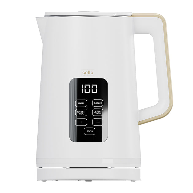 Digital Kettle With Touch Panel White