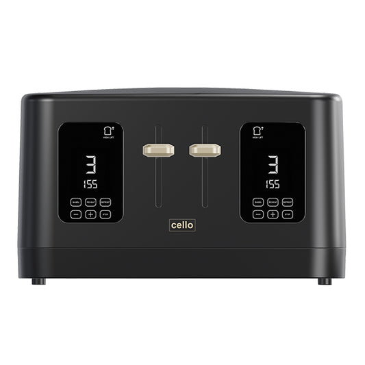 4 SLICE DIGITAL TOASTER BLACK