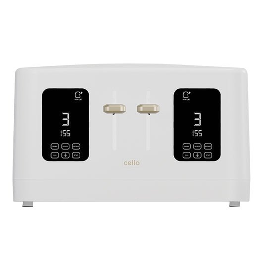 4 SLICE DIGITAL TOASTER WHITE