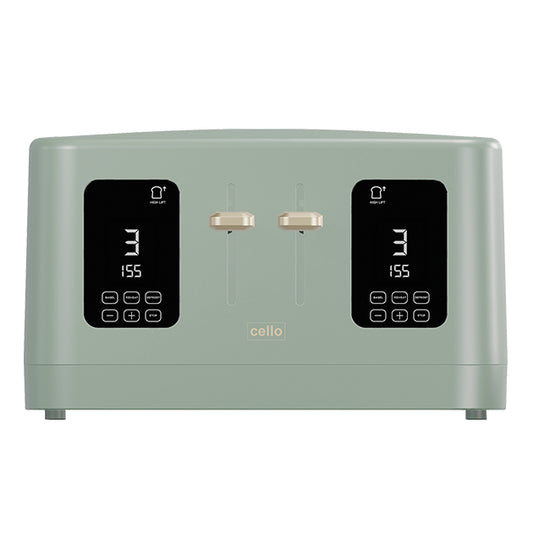 4 SLICE DIGITAL TOASTER GREEN