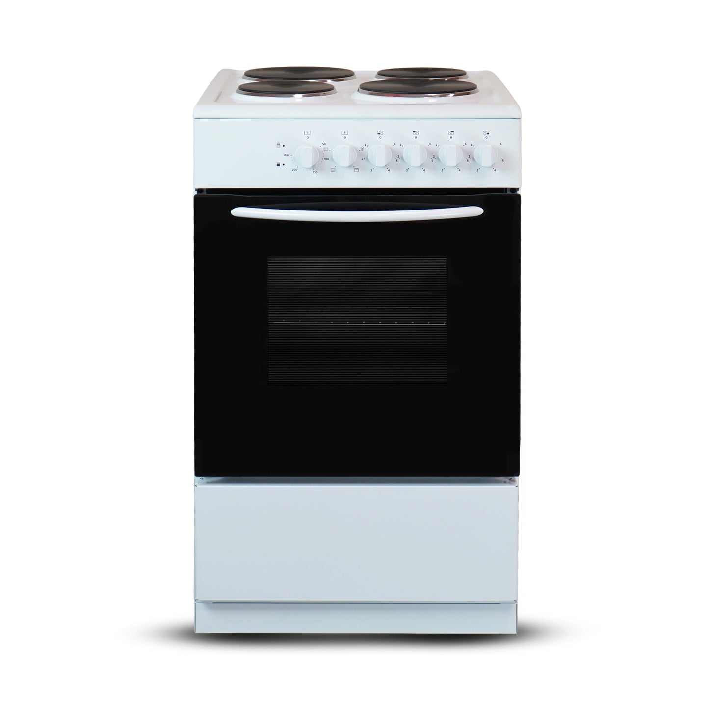 Montpellier CSE46W 50cm Electric Cooker in White