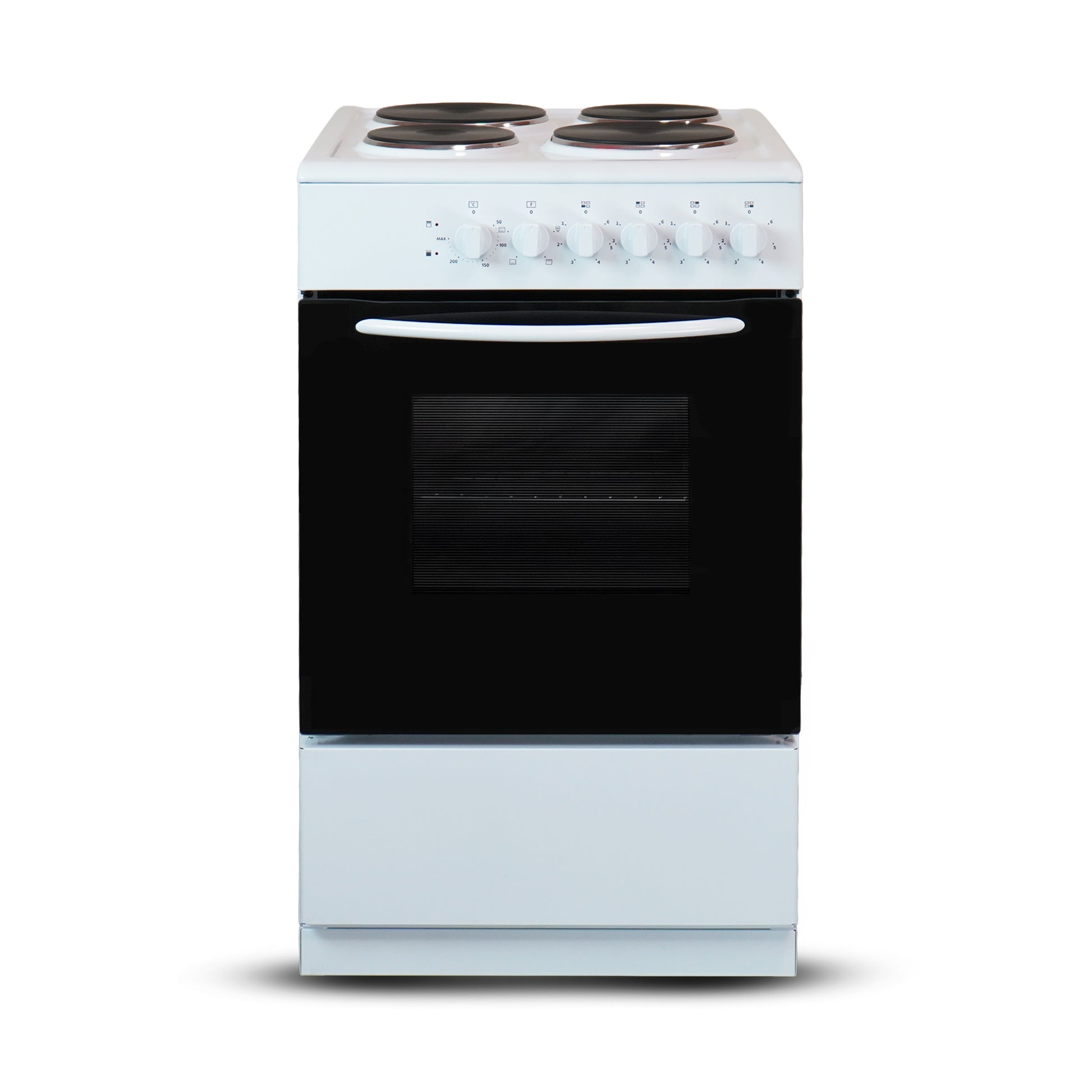 Montpellier CSE46W 50cm Electric Cooker in White