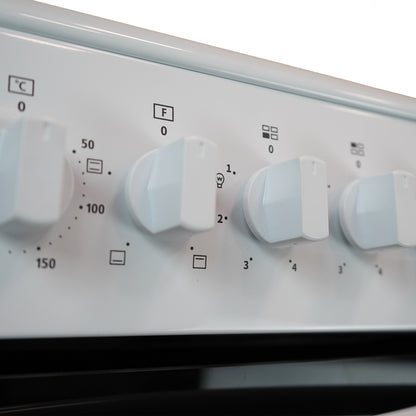 Montpellier CSE46W 50cm Electric Cooker in White